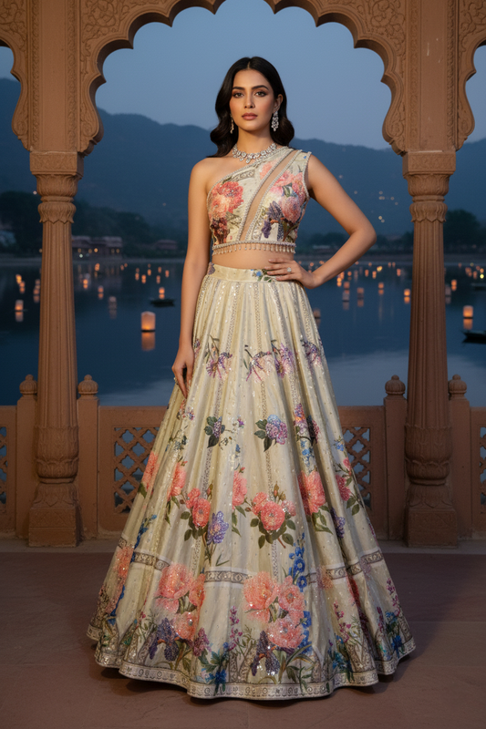 A ghagra set-(EMB-50)