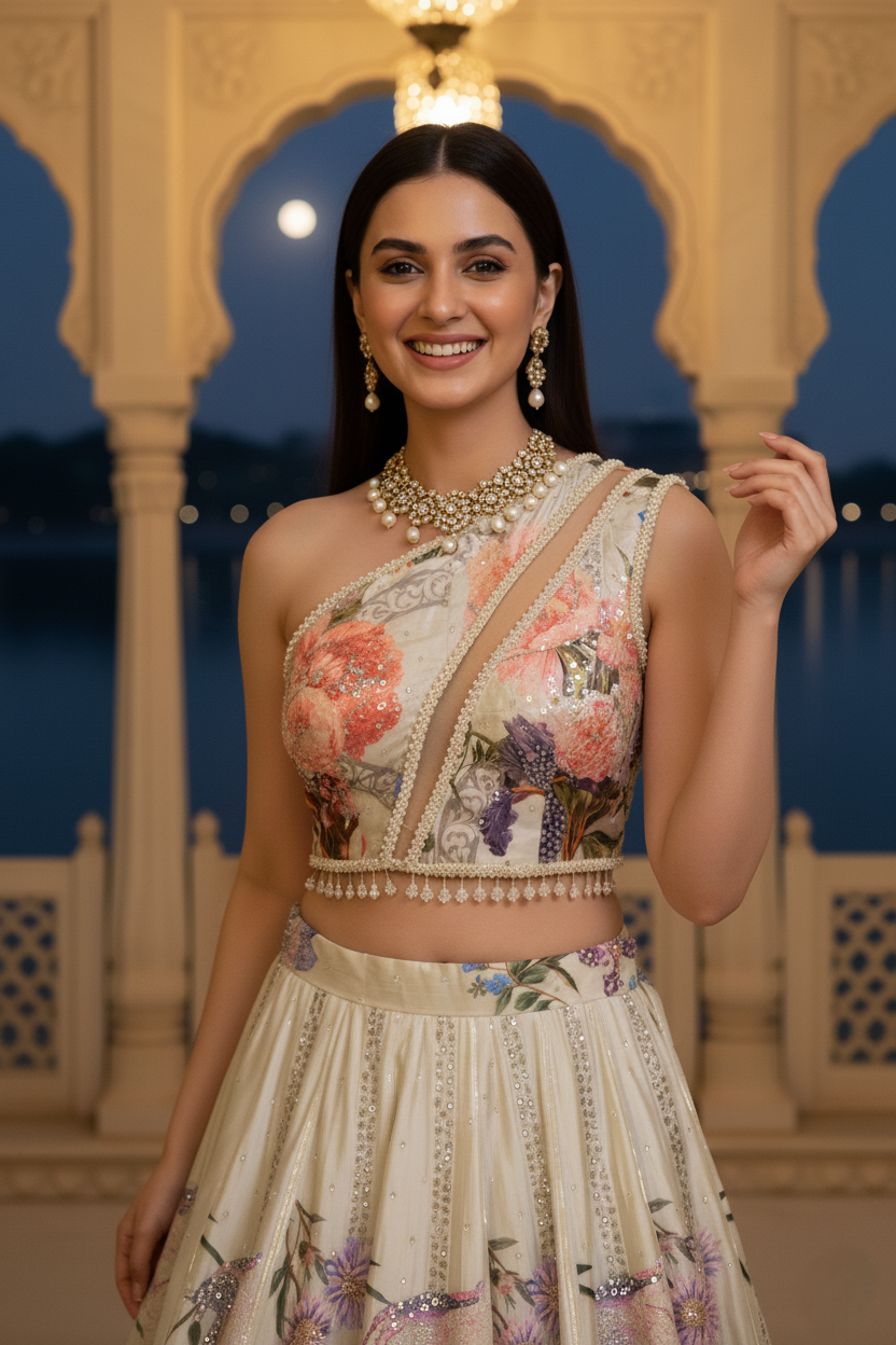 A ghagra set-(EMB-50)