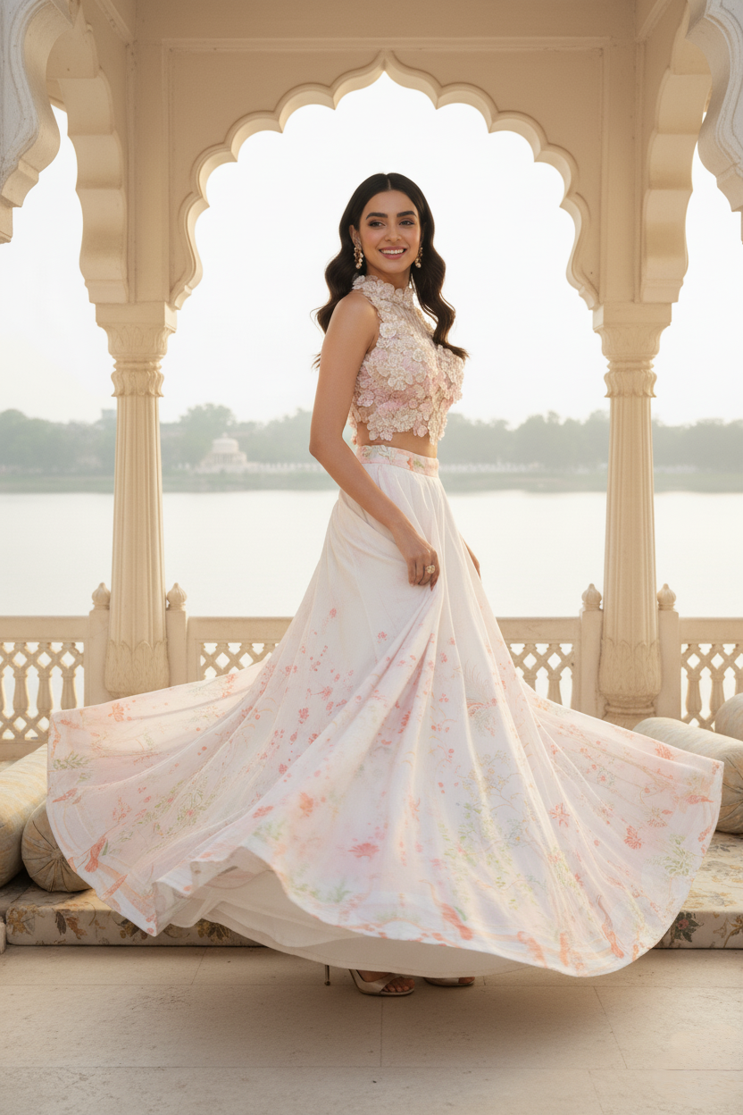 A ghagra set-(EL-999)