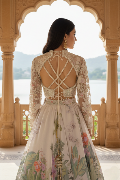 A Ghagra set-(AELA-5)