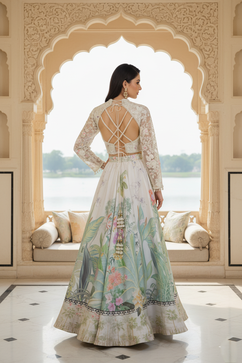 A Ghagra set-(AELA-5)