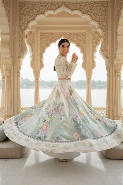 A Ghagra set-(AELA-5)