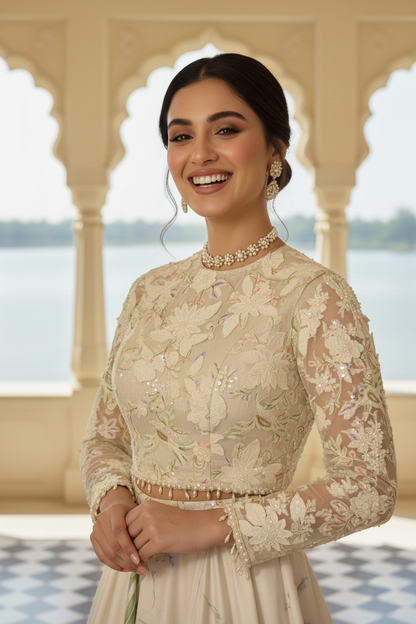 A Ghagra set-(AELA-5)