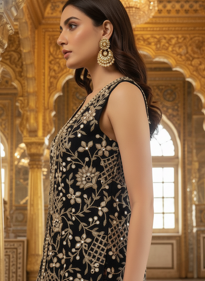 A kurta and gharara pants-(ISH-5)