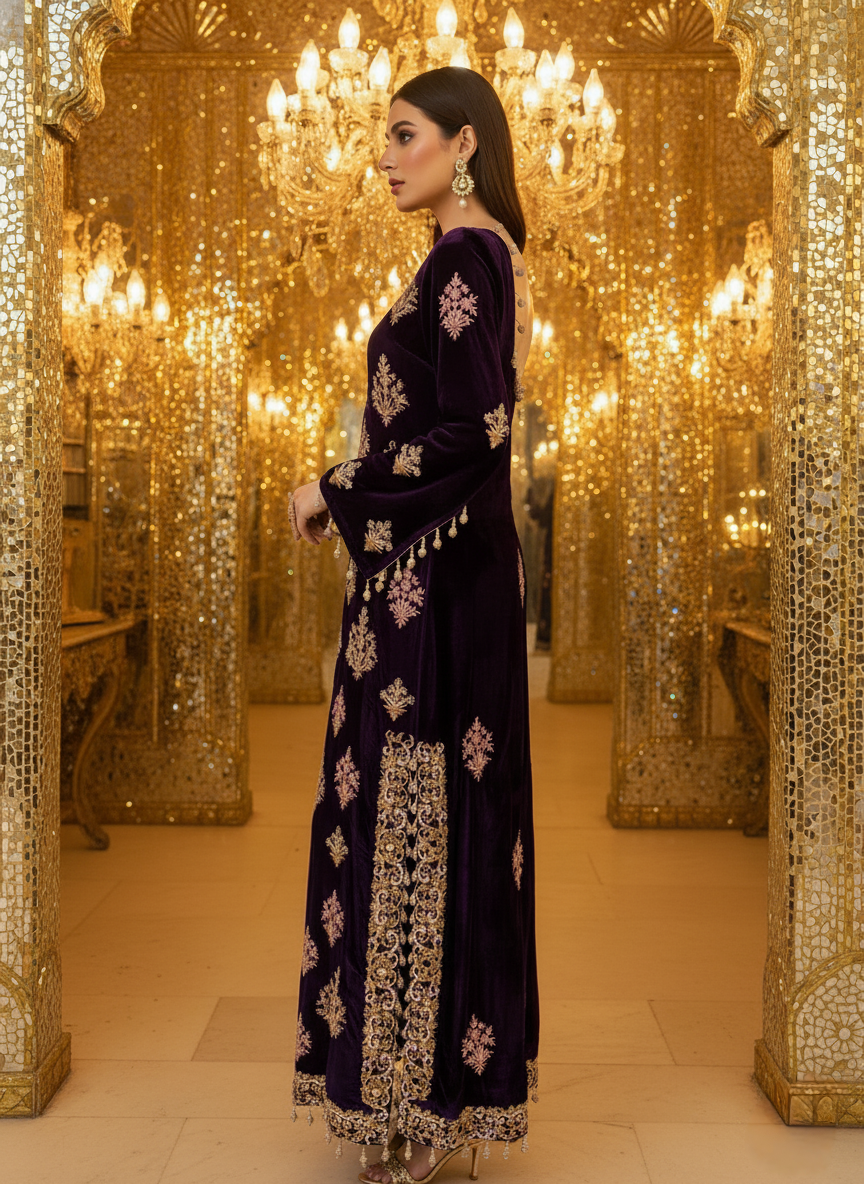 A long jacket- (FS-55103)