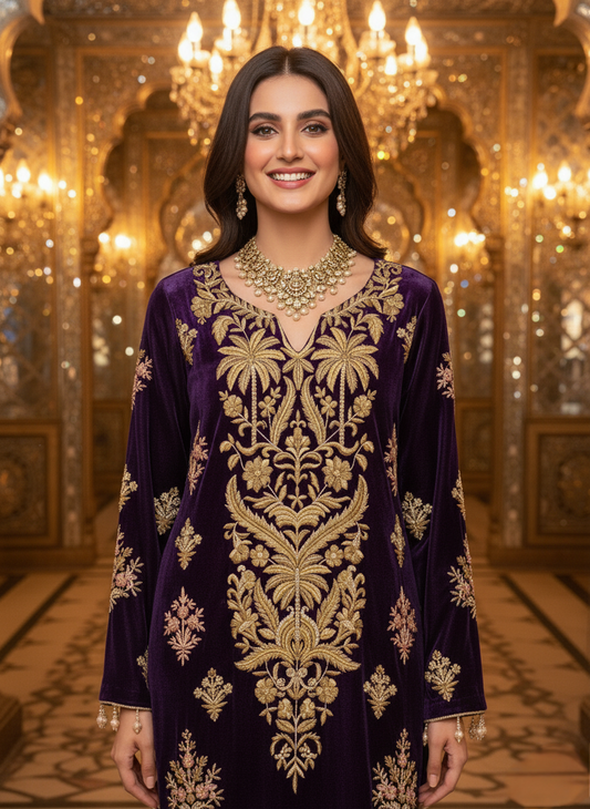 A long jacket- (FS-55103)