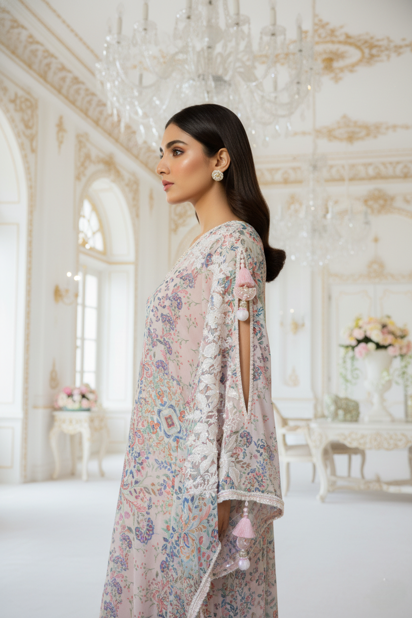 A printed Kaftan- (PLM-14)