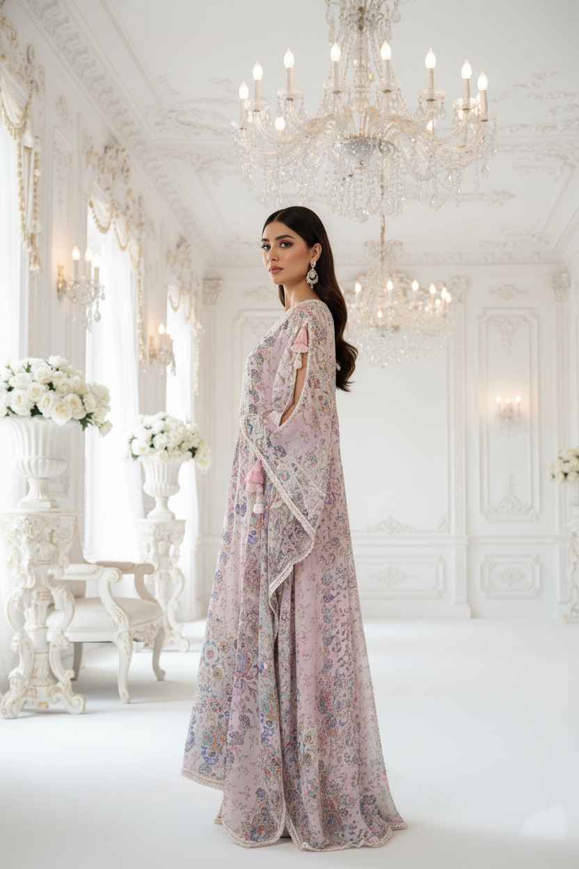 A printed Kaftan- (PLM-14)