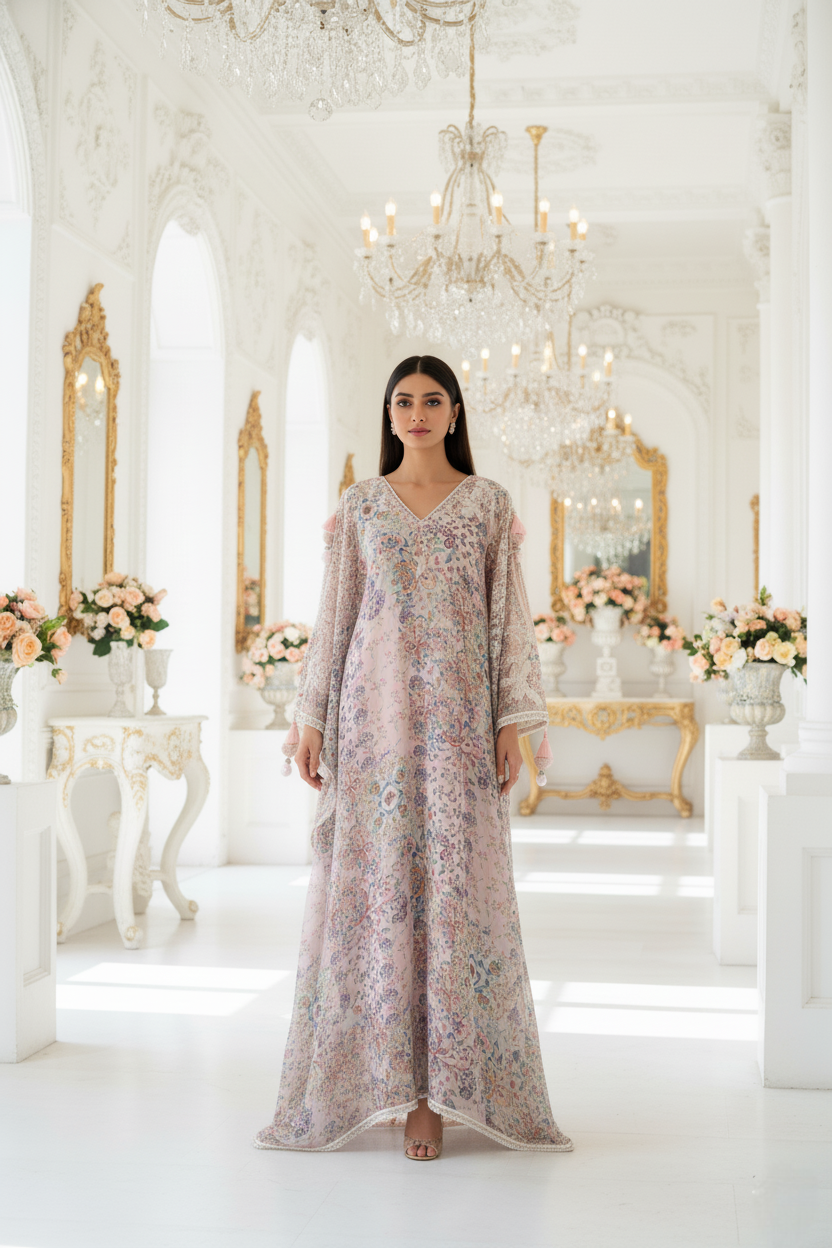 A printed Kaftan- (PLM-14)