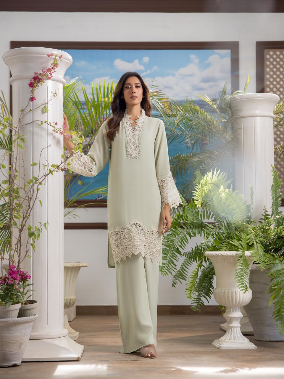 Kurta and pant set- (9390)