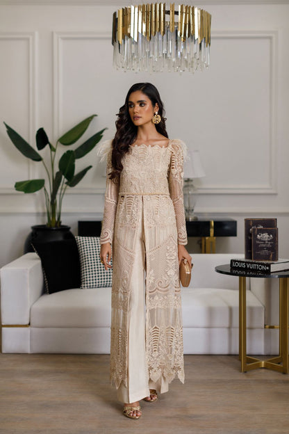Front open kurta and pants- (7941)