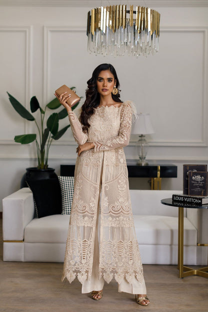 Front open kurta and pants- (7941)