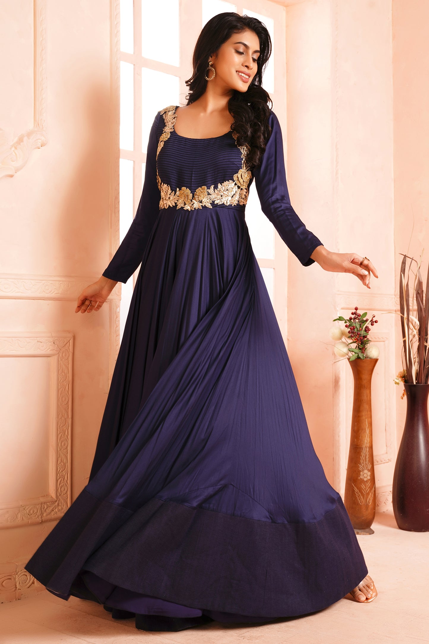 Blue gown
