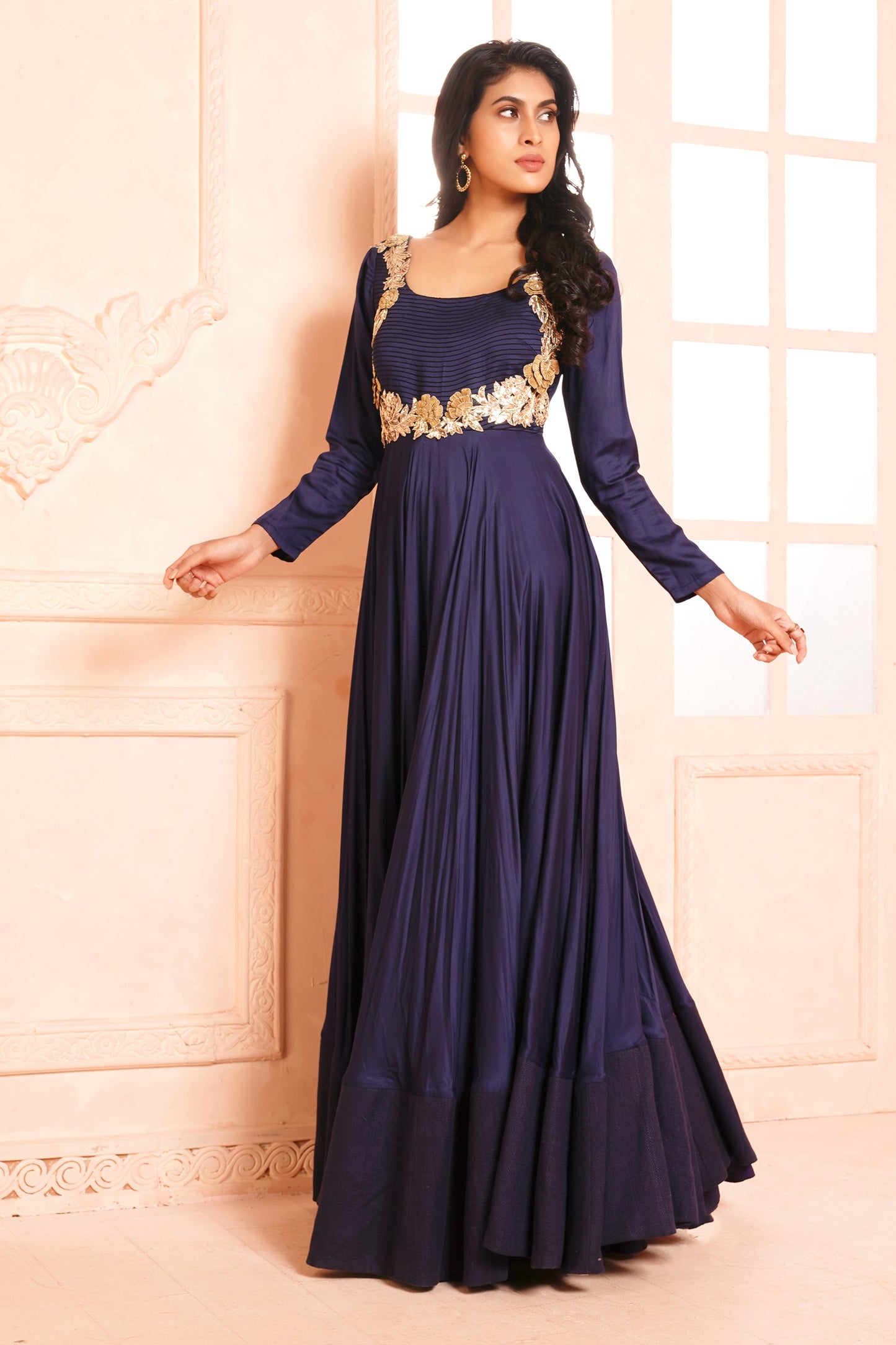 Blue gown
