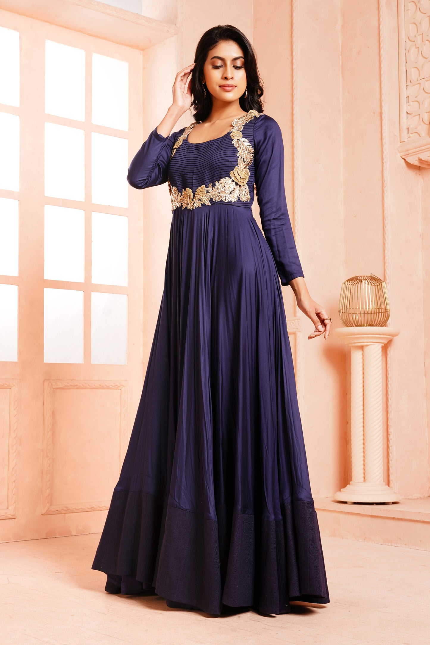 Blue gown