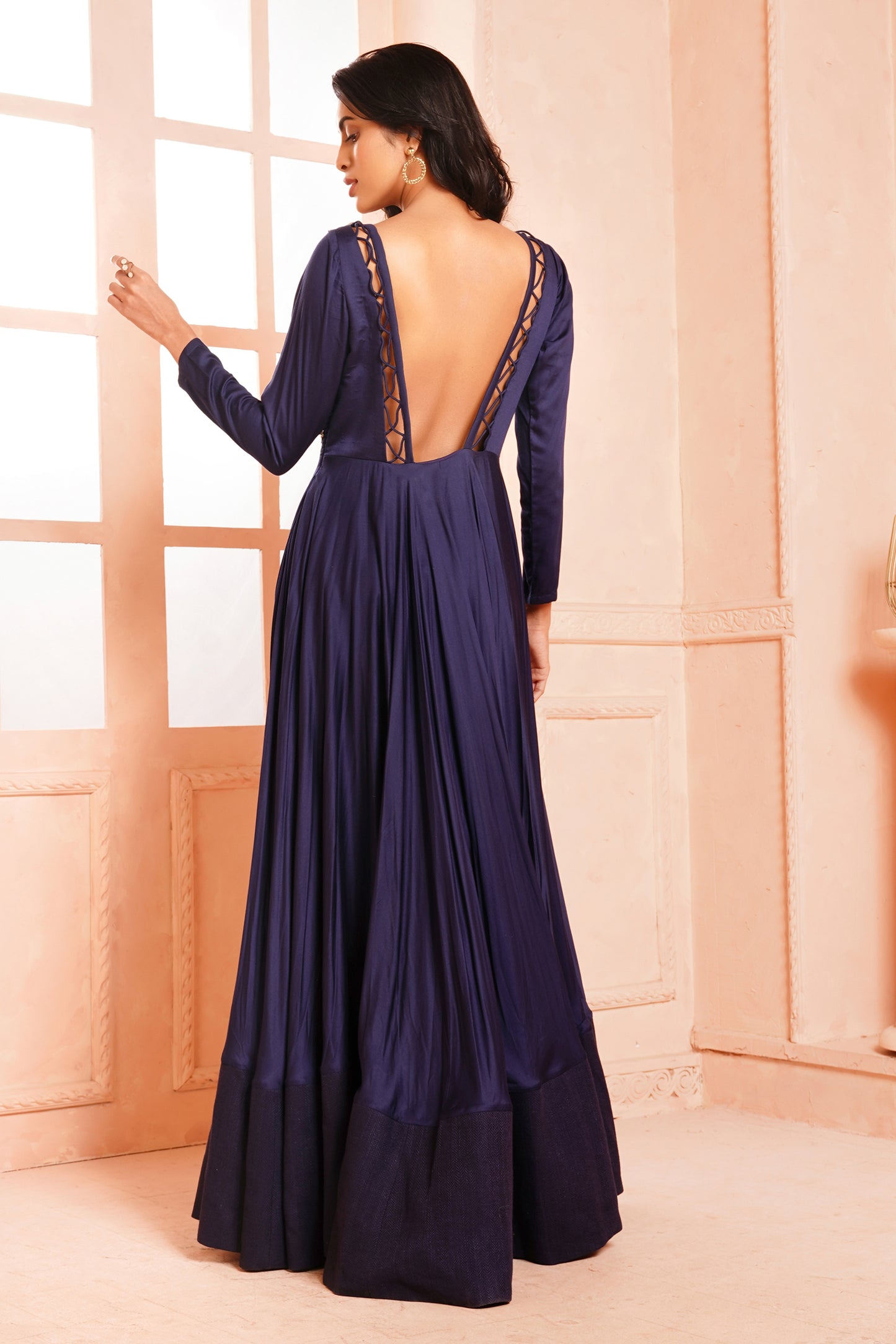 Blue gown