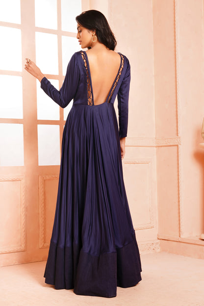 Blue gown