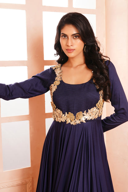Blue gown