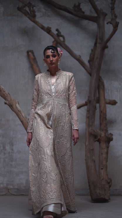 A jacket and gharara- (9640)