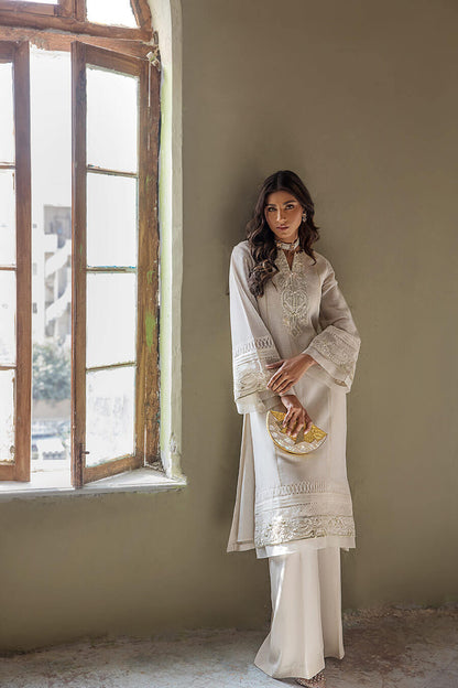 Embroidered Cotton Net Tunic (OA-7779)