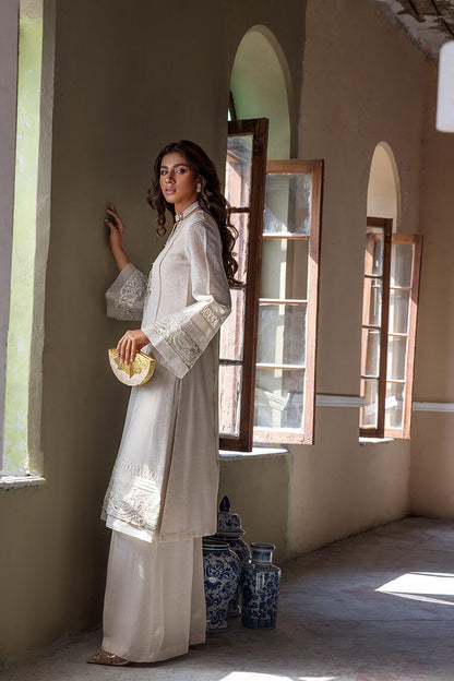 Embroidered Cotton Net Tunic (OA-7779)